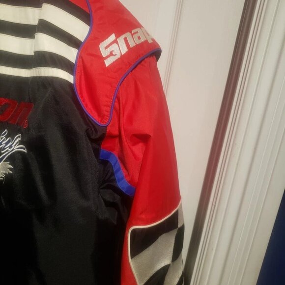 Snap On Racing Vintage 90s Jacket size Extra Large (XL) Black/Red Full Zip CHOKO - Picture 6 of 10